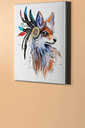 Sayılarla Boyama Seti Çerçevesiz Tilkinin Hayali 60 X 75 Cm