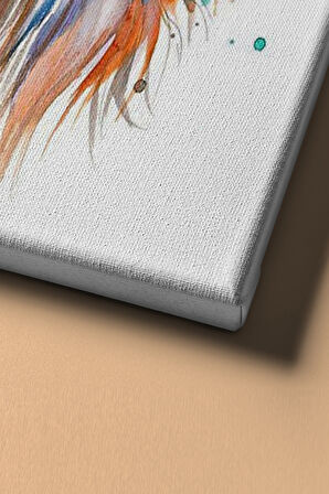 Sayılarla Boyama Seti Çerçevesiz Tilkinin Hayali 60 X 75 Cm