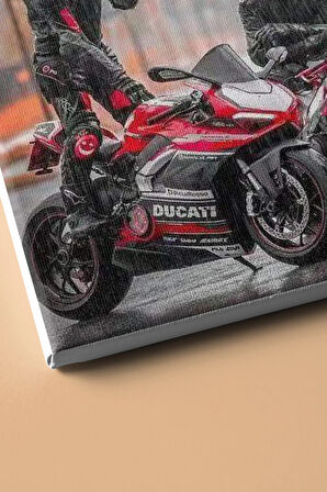 Sayılarla Boyama Seti Kasnaklı Motorsikletliler 60 X 75 Cm