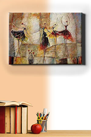 Sayılarla Boyama Seti Kasnaklı Tema Dans 40 X 50 Cm