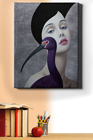 Sayılarla Boyama Seti Kasnaklı Mor Güzelleri 40 X 50 Cm