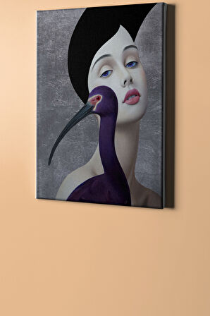 Sayılarla Boyama Seti Kasnaklı Mor Güzelleri 60 X 75 Cm