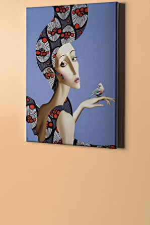 Sayılarla Boyama Seti Kasnaklı Sevgi Kuşu 60 X 75 Cm