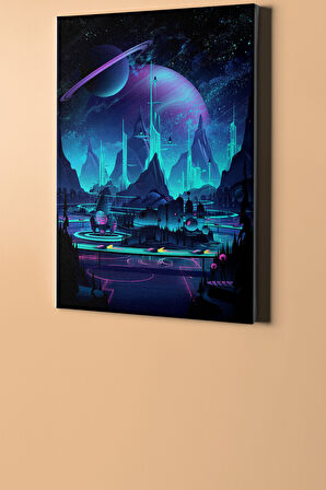 Sayılarla Boyama Seti Kasnaklı Dünya Düzeni 40 X 50 Cm