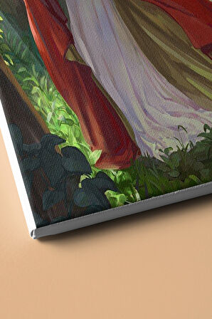 Sayılarla Boyama Seti Kasnaklı Aşık Elfler 40 X 50 Cm