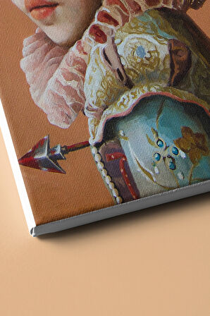 Sayılarla Boyama Seti Kasnaklı Küçük Kız 50 X 65 Cm