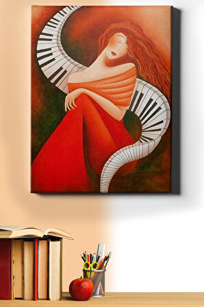 Sayılarla Boyama Seti Kasnaklı Rüyamdaki Müzik 40 X 50 Cm