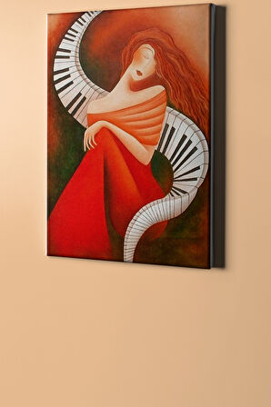 Sayılarla Boyama Seti Kasnaklı Rüyamdaki Müzik 40 X 50 Cm