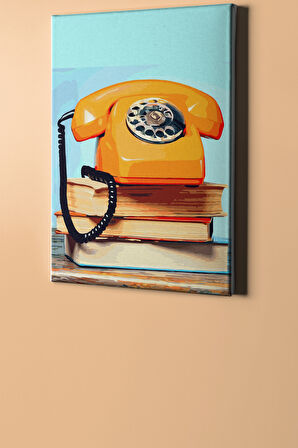 Sayılarla Boyama Seti Kasnaklı Telefon 60 X 75 Cm