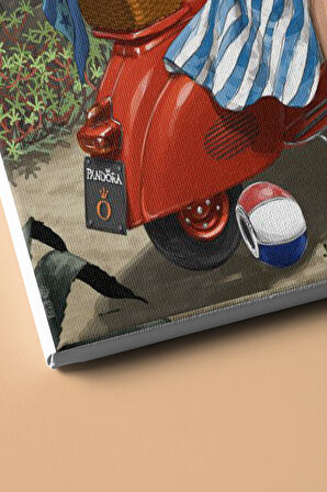 Sayılarla Boyama Seti Kasnaklı Yaz Tatilim 60 X 75 Cm