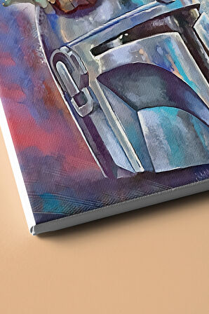 Sayılarla Boyama Seti Kasnaklı Sevimli Yoda 50 X 65 Cm