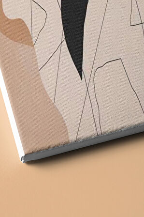 Sayılarla Boyama Seti Kasnaklı Minimal Günbatımı Kızı 50 X 65 Cm