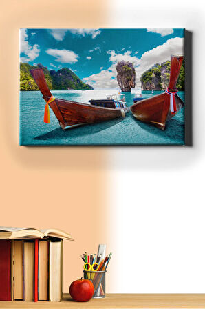 Sayılarla Boyama Seti Kasnaklı Phuket'e Ziyaret 40 X 50 Cm