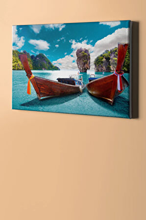 Sayılarla Boyama Seti Kasnaklı Phuket'e Ziyaret 40 X 50 Cm