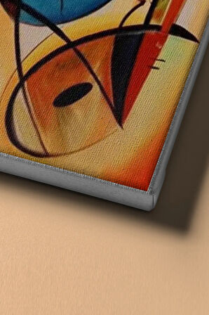 Sayılarla Boyama Seti Kasnaklı Kandınsky Ve Müzik 50 X 65 Cm