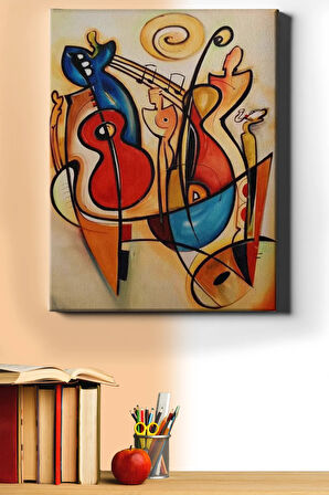 Sayılarla Boyama Seti Kasnaklı Kandınsky Ve Müzik 60 X 75 Cm