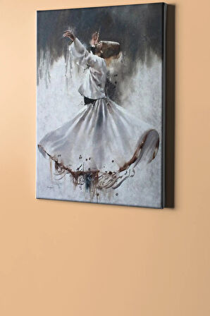 Sayılarla Boyama Seti Kasnaklı Semazen 2 50 X 65 Cm