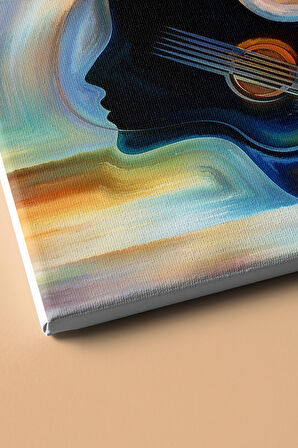 Sayılarla Boyama Seti Kasnaklı Müzik Aletleri 50 X 65 Cm