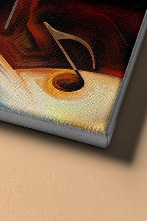 Sayılarla Boyama Seti Kasnaklı Müzik Aletleri 60 X 75 Cm