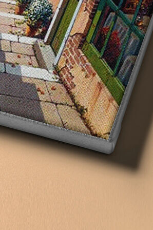 Sayılarla Boyama Seti Kasnaklı Çiçek Sokağı 60 X 75 Cm