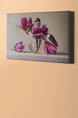 Sayılarla Boyama Seti Kasnaklı Manolyalar 60 X 75 Cm