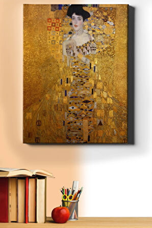 Sayılarla Boyama Seti Kasnaklı Altınlı Kadın 40 X 50 Cm