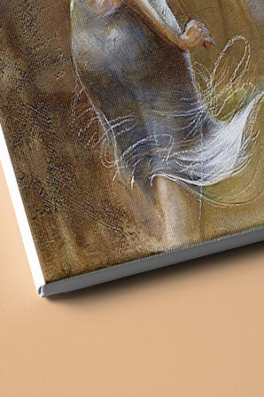 Sayılarla Boyama Seti Kasnaklı Kemancı Kız 2 50 X 65 Cm