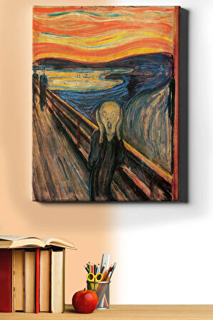Sayılarla Boyama Seti Kasnaklı Munch Çığlık 40 X 50 Cm