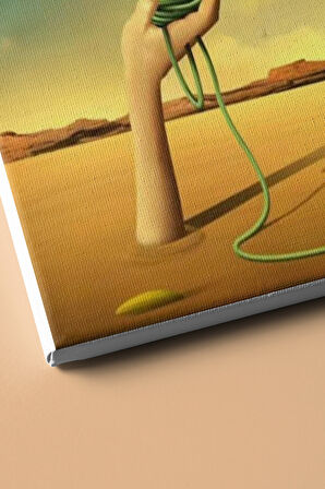 Sayılarla Boyama Seti Kasnaklı Dali Sarı Çiçek 50 X 65 Cm