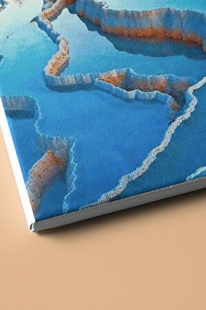 Sayılarla Boyama Seti Kasnaklı Pamukkale Mucizesi 60 X 75 Cm