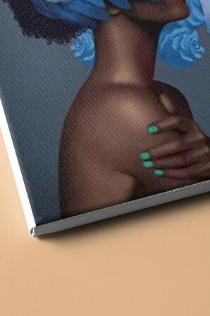 Sayılarla Boyama Seti Kasnaklı Çiçek Kadın 3 50 X 65 Cm