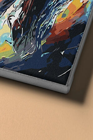 Sayılarla Boyama Seti Kasnaklı Aşk Ve Tutku 2 60 X 75 Cm