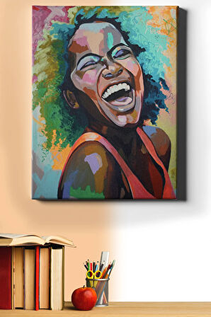 Sayılarla Boyama Seti Kasnaklı Afrika Neşesi 40 X 50 Cm