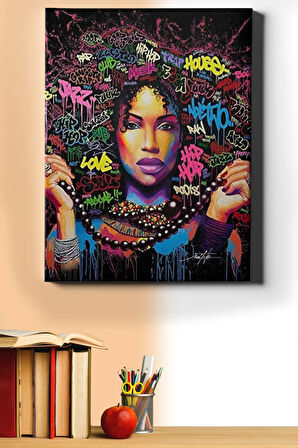 Sayılarla Boyama Seti Kasnaklı Afrika Esintisi 50 X 65 Cm