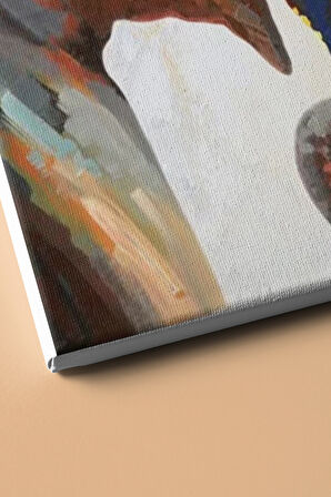 Sayılarla Boyama Seti Kasnaklı Hint Fili 60 X 75 Cm