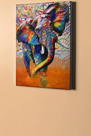 Sayılarla Boyama Seti Kasnaklı Afrika Fili 50 X 65 Cm
