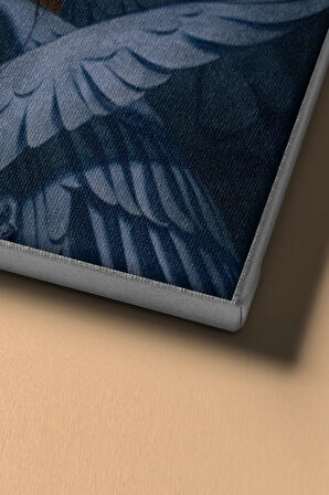 Sayılarla Boyama Seti Kasnaklı Fırtına Ve Karga 60 X 75 Cm