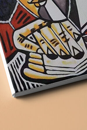 Sayılarla Boyama Seti Kasnaklı Pıcasso Kadın 50 X 65 Cm