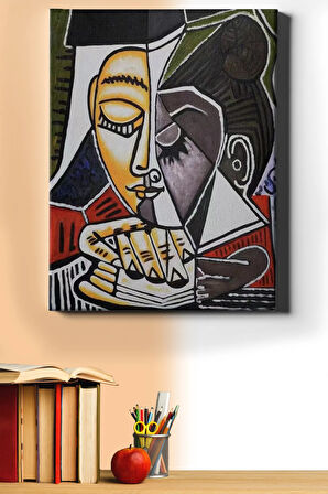 Sayılarla Boyama Seti Kasnaklı Pıcasso Kadın 60 X 75 Cm