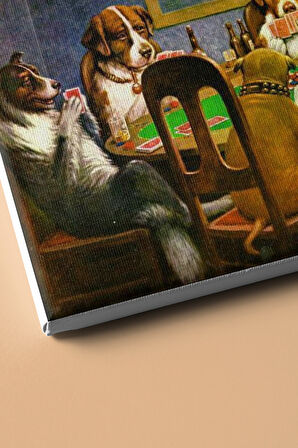 Sayılarla Boyama Seti Kasnaklı Dog Poker 40 X 50 Cm