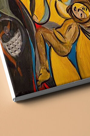 Sayılarla Boyama Seti Kasnaklı Kadın Ve Çocuk 60 X 75 Cm