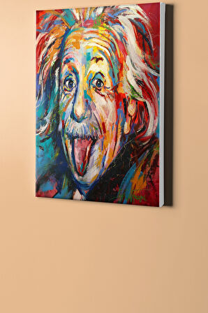 Sayılarla Boyama Seti Kasnaklı Eınsteın'ın Dili 60 X 75 Cm