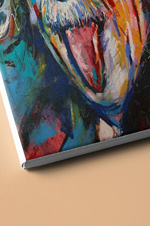 Sayılarla Boyama Seti Kasnaklı Eınsteın'ın Dili 60 X 75 Cm