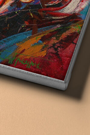 Sayılarla Boyama Seti Kasnaklı Eınsteın'ın Dili 60 X 75 Cm