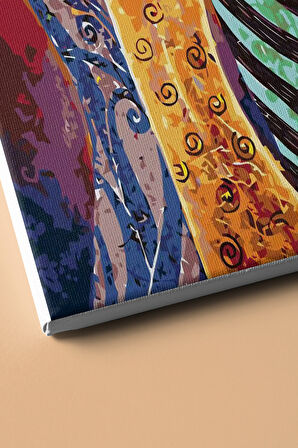 Sayılarla Boyama Seti Kasnaklı Afrikalı Kadınlar 40 X 50 Cm