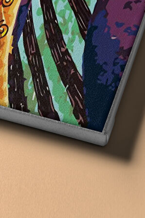 Sayılarla Boyama Seti Kasnaklı Afrikalı Kadınlar 40 X 50 Cm