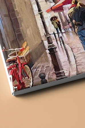 Sayılarla Boyama Seti Kasnaklı Aşk Sokağı 60 X 75 Cm