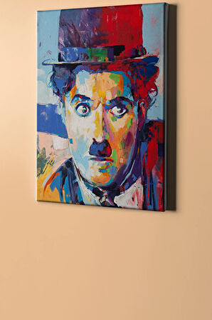 Sayılarla Boyama Seti Kasnaklı Chaplın 50 X 65 Cm