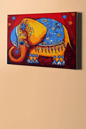 Sayılarla Boyama Seti Kasnaklı Minik Fil 40 X 50 Cm