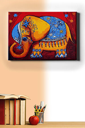 Sayılarla Boyama Seti Kasnaklı Minik Fil 60 X 75 Cm